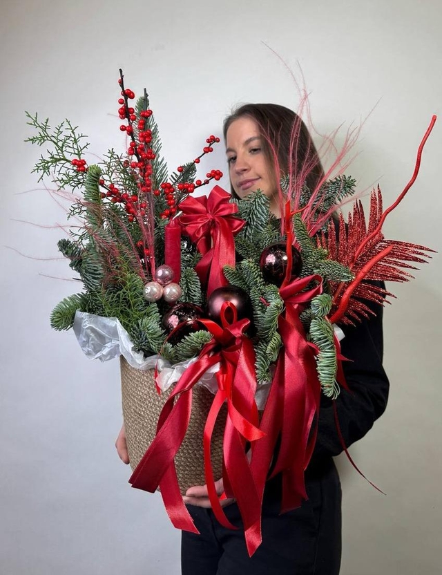 Композиция №413 новогодняя коллекция "Русская душа"