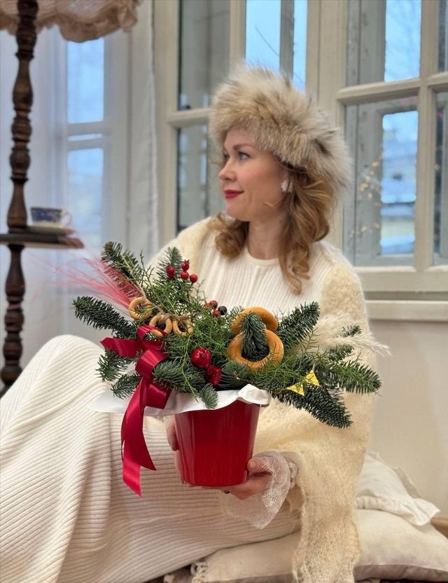 Композиция №403 новогодняя коллекция "Русская душа"