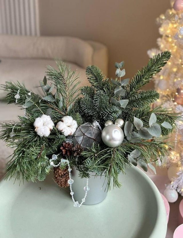 Композиция №407 коллекция "Лесное Рождество"